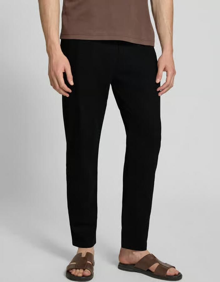 S.Oliver RED LABEL relaxed fit broek van mix van katoen en linnen - Foto 3