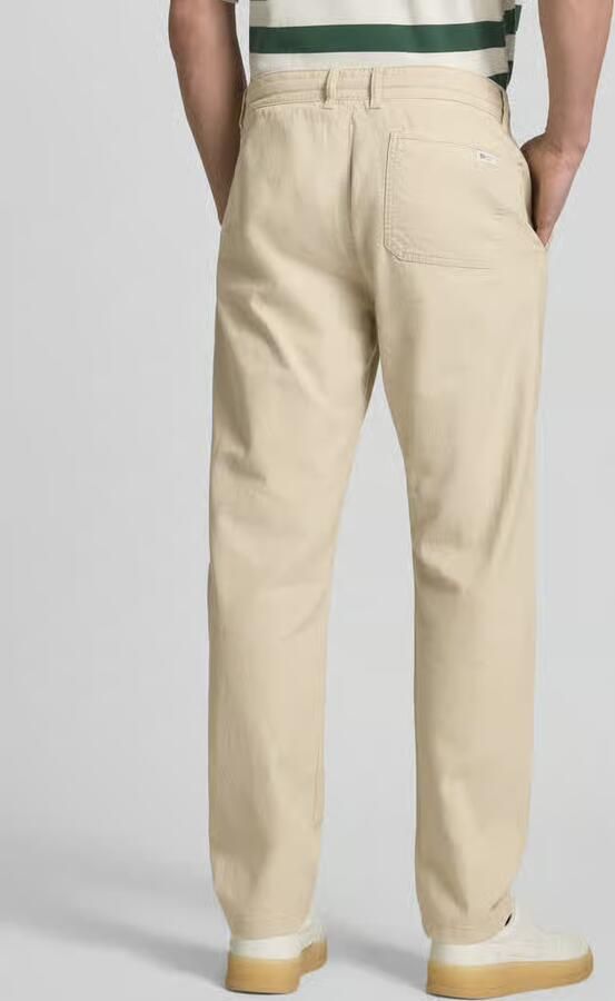 S.Oliver RED LABEL relaxed fit broek van mix van katoen en linnen