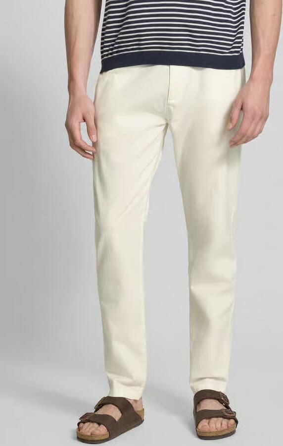 S.Oliver RED LABEL relaxed fit broek van mix van katoen en linnen - Foto 3