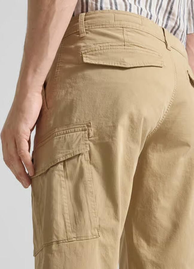 S.Oliver RED LABEL relaxed fit cargoshorts van katoenmix