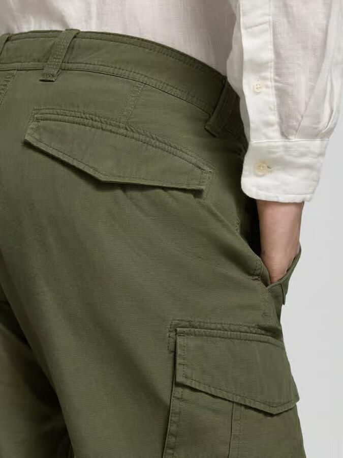 S.Oliver RED LABEL relaxed fit cargoshorts van puur katoen model 'FILE' - Foto 4