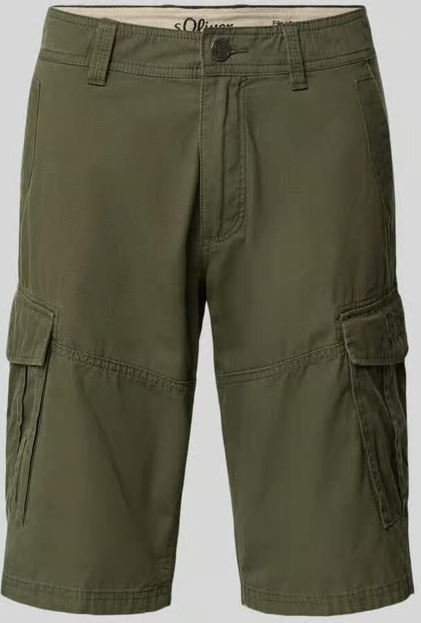 S.Oliver RED LABEL relaxed fit cargoshorts van puur katoen model 'FILE' - Foto 5