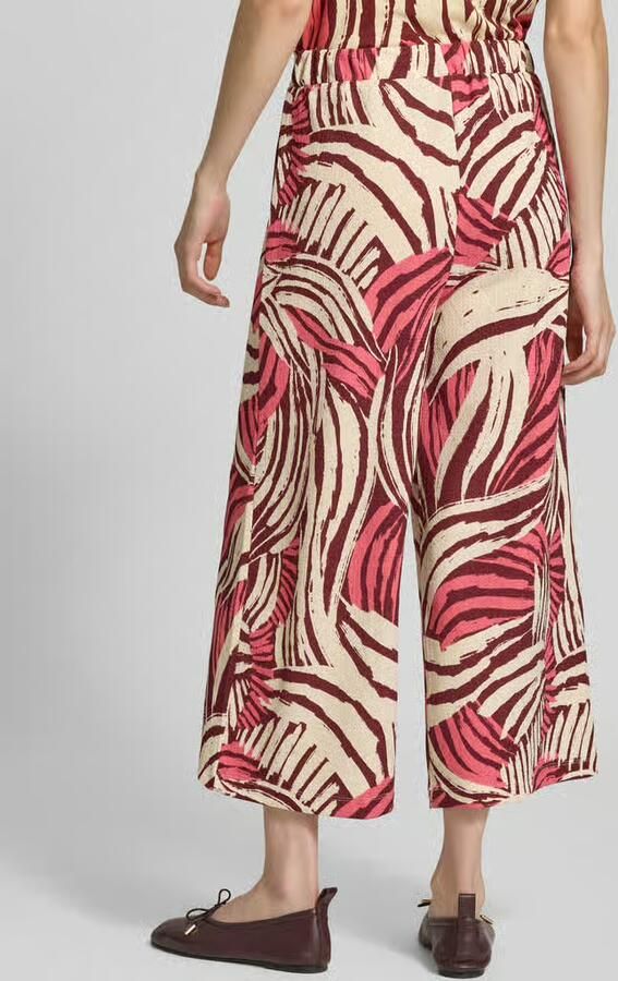 S.Oliver RED LABEL relaxed fit culotte in gestructureerde look - Foto 2