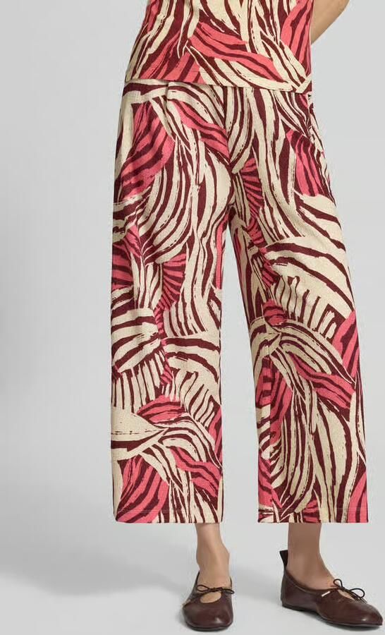 S.Oliver RED LABEL relaxed fit culotte in gestructureerde look - Foto 3