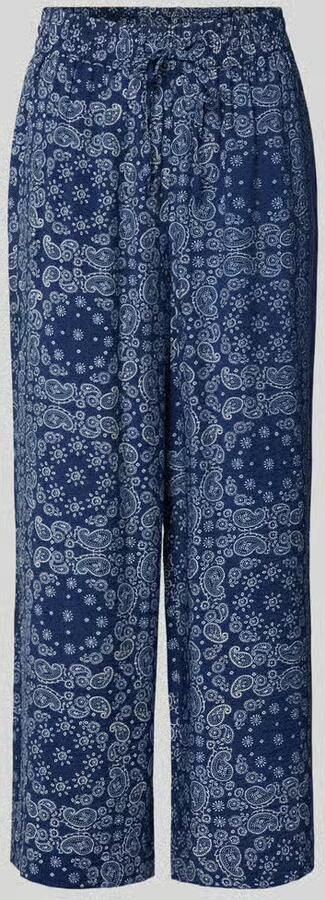 S.Oliver RED LABEL relaxed fit culotte van viscosemix