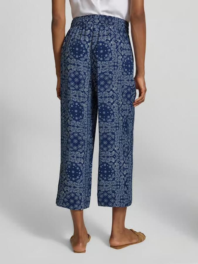 S.Oliver RED LABEL relaxed fit culotte van viscosemix - Foto 2