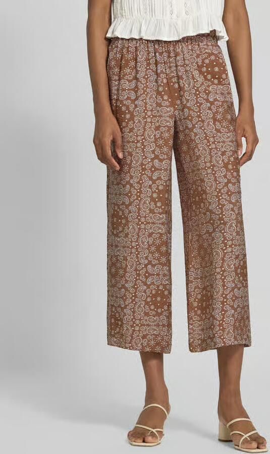 S.Oliver RED LABEL relaxed fit culotte van viscosemix - Foto 2