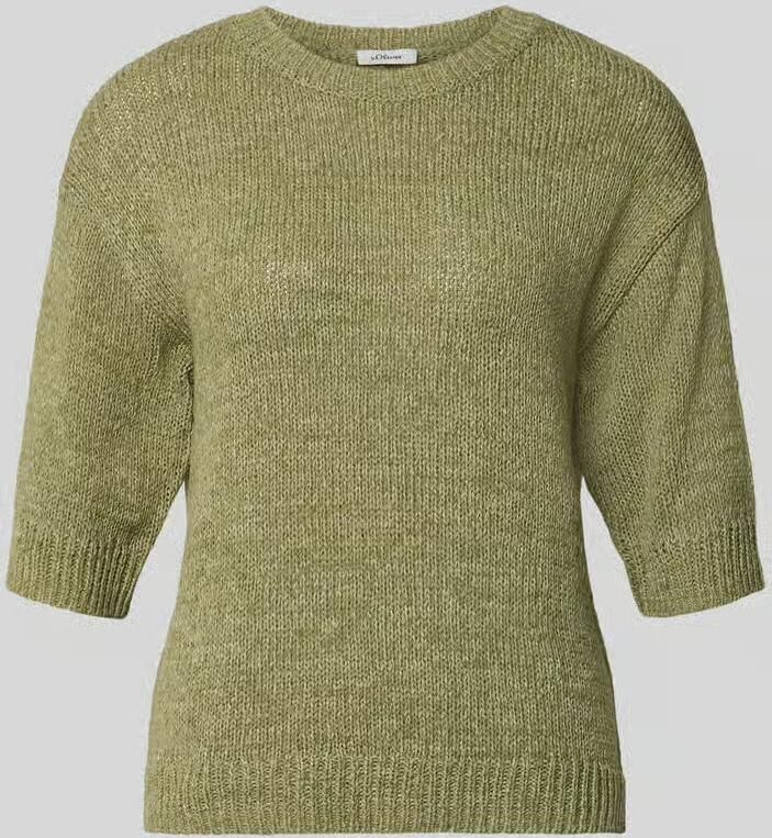 S.Oliver RED LABEL relaxed fit gebreide pullover van katoenmix - Foto 2