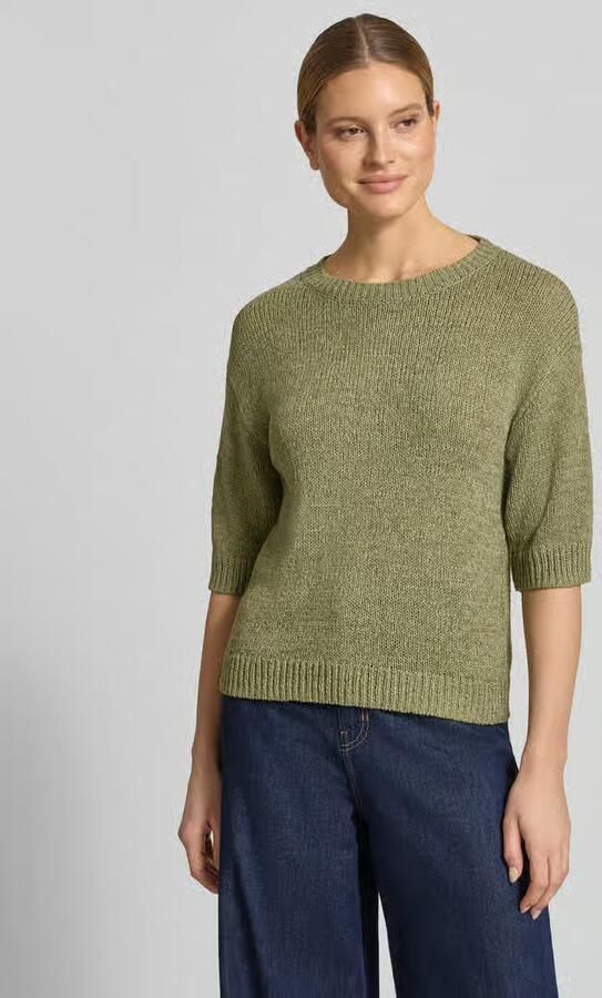 S.Oliver RED LABEL relaxed fit gebreide pullover van katoenmix - Foto 4