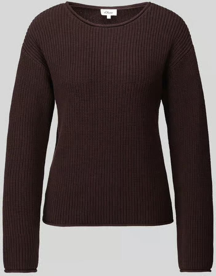 S.Oliver RED LABEL relaxed fit gebreide pullover van katoenmix - Foto 2