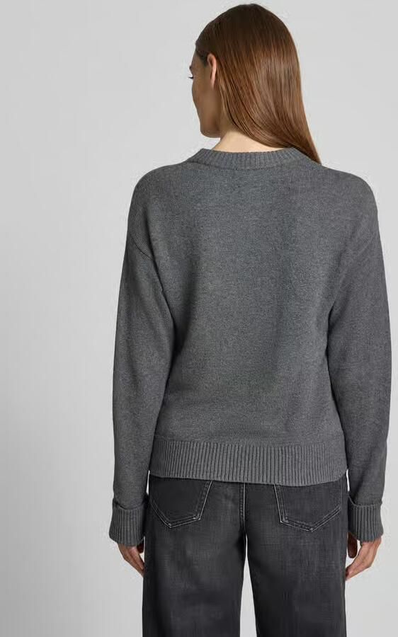 S.Oliver RED LABEL Relaxed fit gebreide pullover van katoenmix met wol - Foto 5