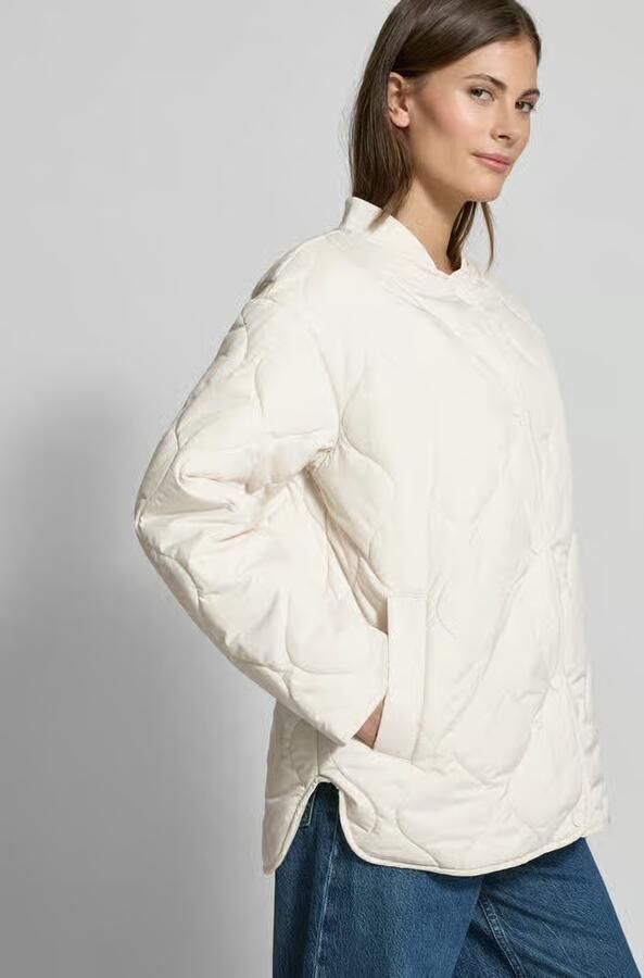S.Oliver RED LABEL Relaxed fit gewatteerd jack met drukknoopsluiting