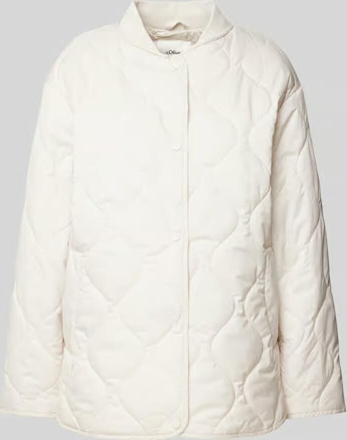 S.Oliver RED LABEL Relaxed fit gewatteerd jack met drukknoopsluiting - Foto 2