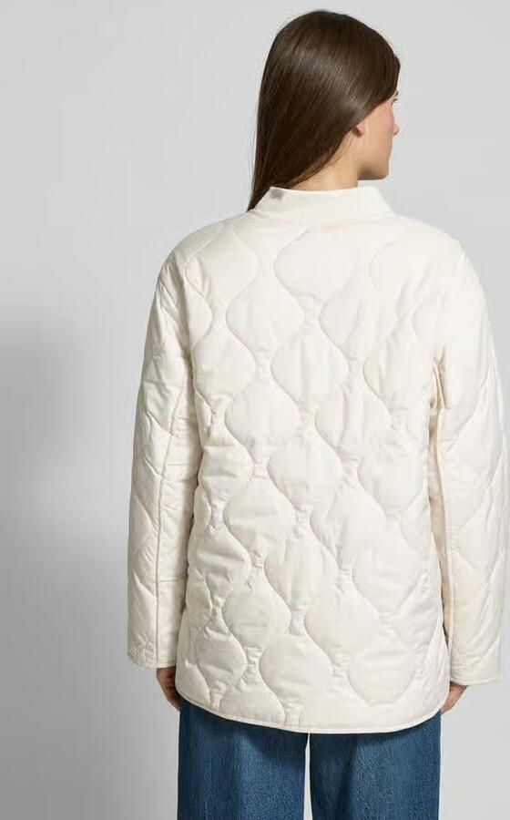 S.Oliver RED LABEL Relaxed fit gewatteerd jack met drukknoopsluiting - Foto 4