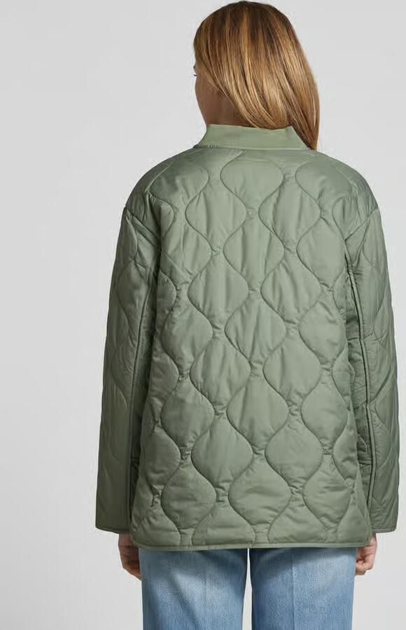 S.Oliver RED LABEL Relaxed fit gewatteerd jack met drukknoopsluiting - Foto 3