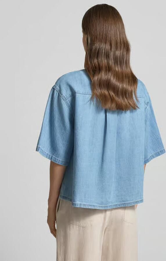 S.Oliver RED LABEL relaxed fit jeansblouse van puur katoen - Foto 7