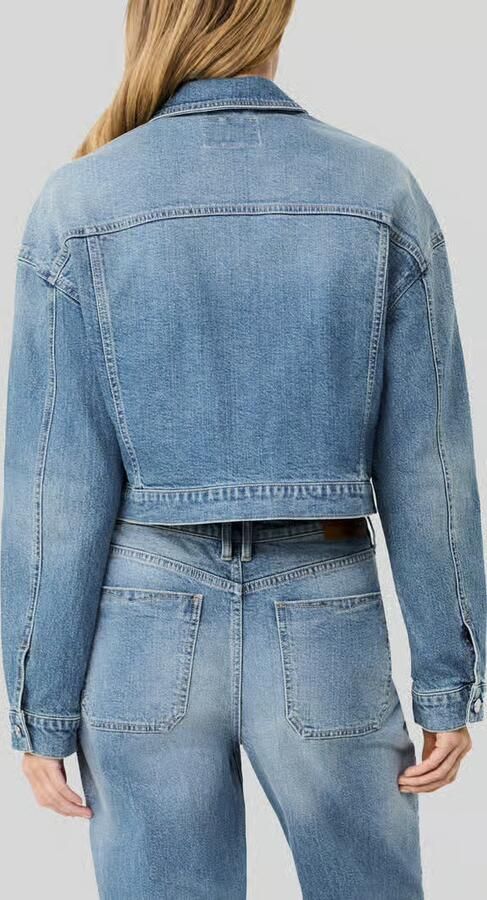 S.Oliver RED LABEL Relaxed fit jeansjack van katoenmix s.Oliver x Heidi Klum - Foto 4