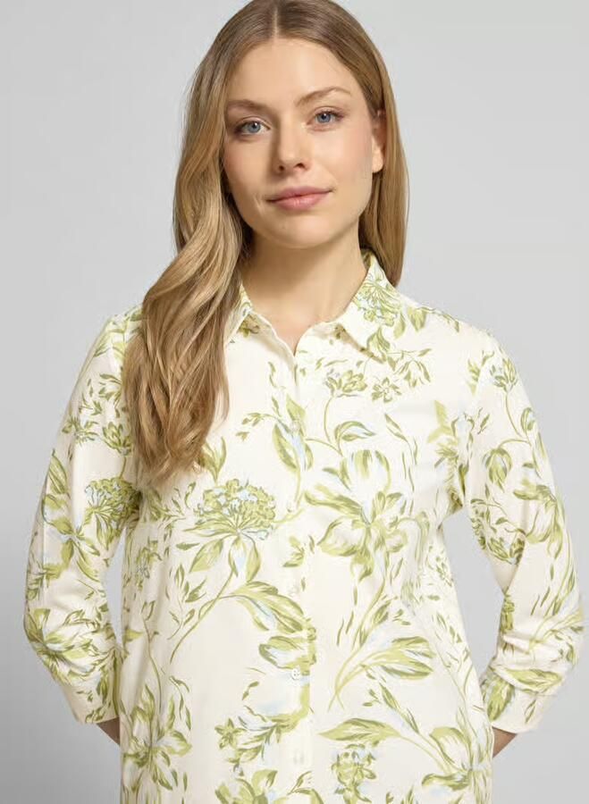 S.Oliver RED LABEL relaxed fit overhemdblouse van katoenmix - Foto 3