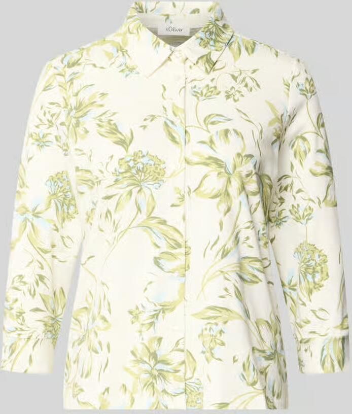 S.Oliver RED LABEL relaxed fit overhemdblouse van katoenmix - Foto 4