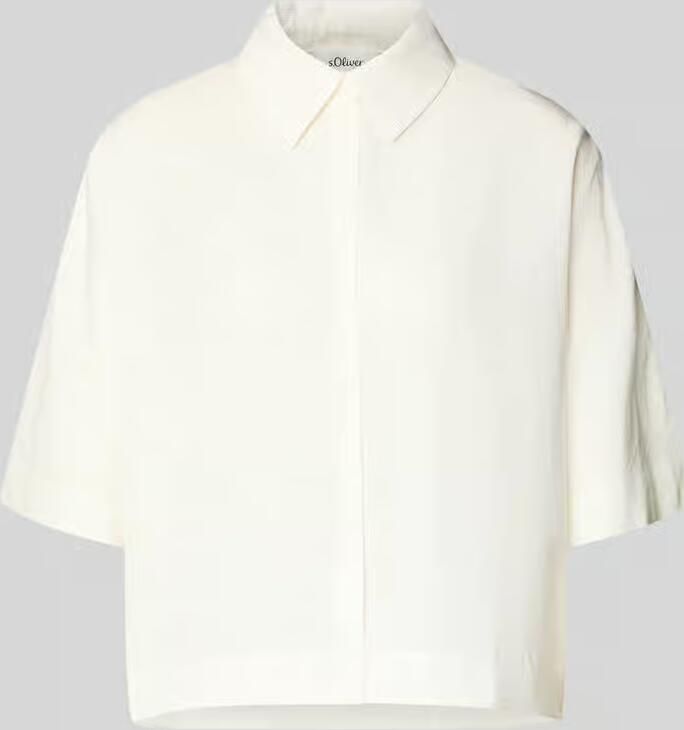 S.Oliver RED LABEL relaxed fit overhemdblouse van lyocell - Foto 4