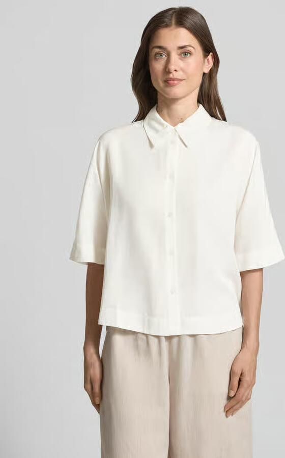 S.Oliver RED LABEL relaxed fit overhemdblouse van lyocell - Foto 4