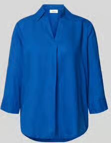 S.Oliver RED LABEL relaxed fit overhemdblouse van mix van linnen en viscose