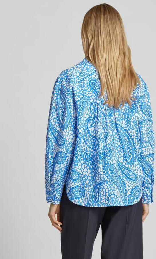 S.Oliver RED LABEL Relaxed fit overhemdblouse van puur katoen - Foto 7