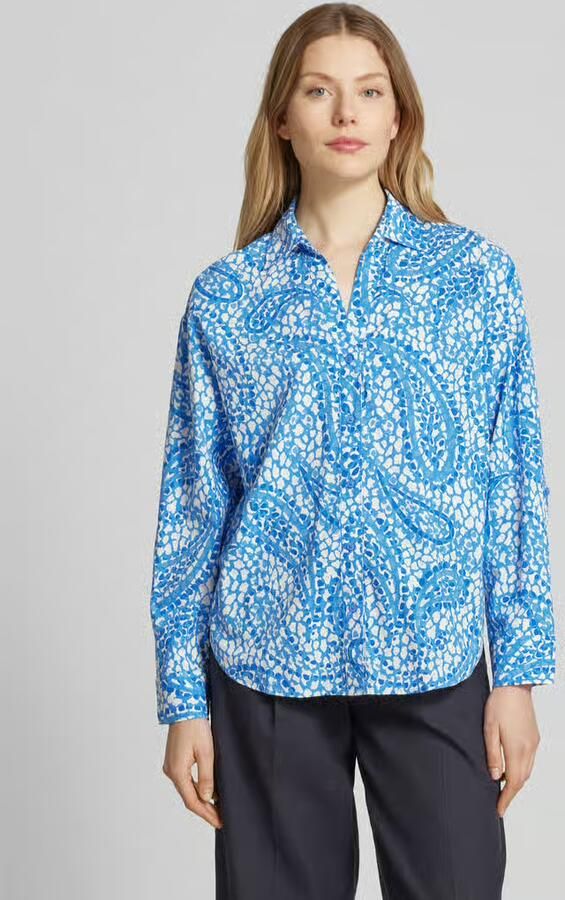 S.Oliver RED LABEL Relaxed fit overhemdblouse van puur katoen - Foto 6