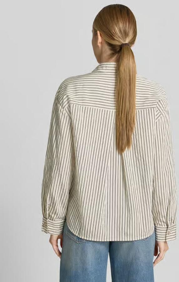 S.Oliver RED LABEL relaxed fit overhemdblouse van viscosemix - Foto 2