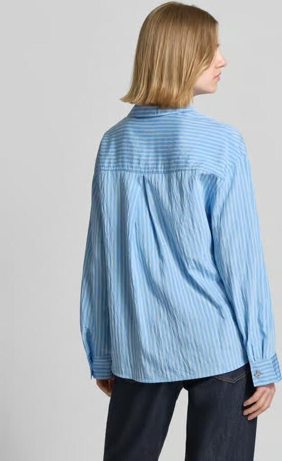 S.Oliver RED LABEL relaxed fit overhemdblouse van viscosemix - Foto 3