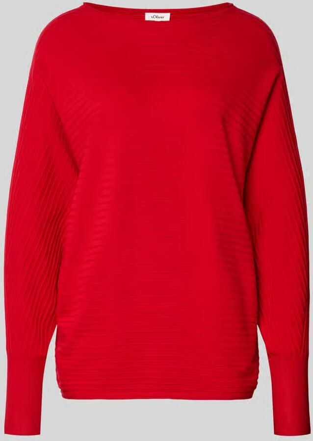 S.Oliver RED LABEL Relaxed fit pullover van viscosemix - Foto 4