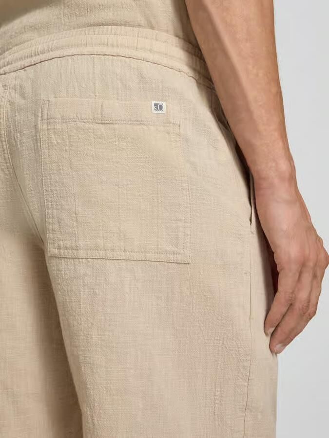 S.Oliver RED LABEL relaxed fit stoffen shorts van katoen