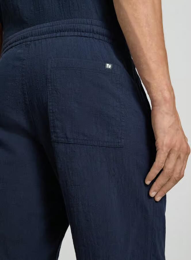 S.Oliver RED LABEL relaxed fit stoffen shorts van katoen