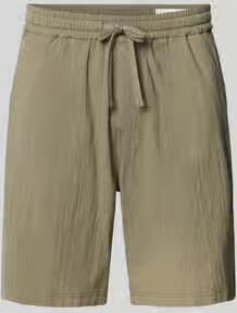 S.Oliver RED LABEL relaxed fit stoffen shorts van katoen