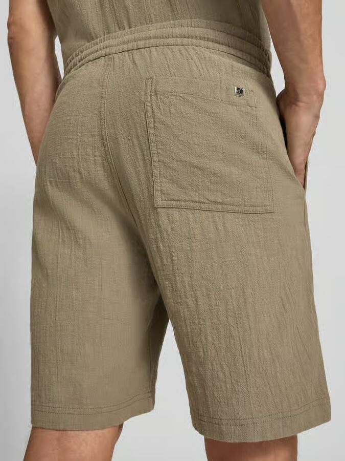 S.Oliver RED LABEL relaxed fit stoffen shorts van katoen