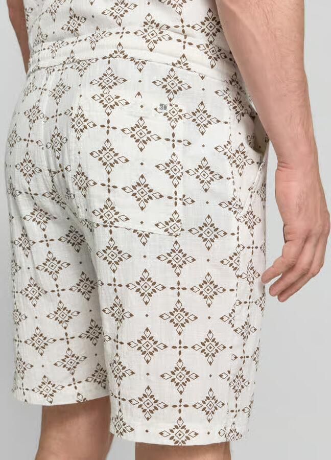 S.Oliver RED LABEL relaxed fit stoffen shorts van katoen
