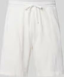 S.Oliver RED LABEL relaxed fit stoffen shorts van katoen