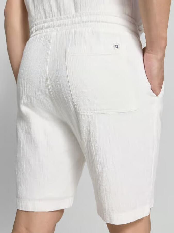 S.Oliver RED LABEL relaxed fit stoffen shorts van katoen