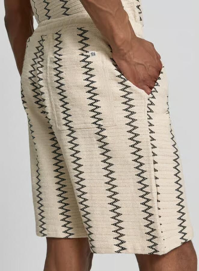 S.Oliver RED LABEL relaxed fit stoffen shorts van katoenmix - Foto 3