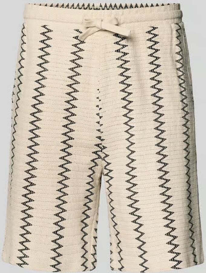S.Oliver RED LABEL relaxed fit stoffen shorts van katoenmix - Foto 4