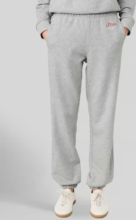 S.Oliver RED LABEL Relaxed fit sweatpants van katoenmix s.Oliver x Heidi Klum - Foto 5
