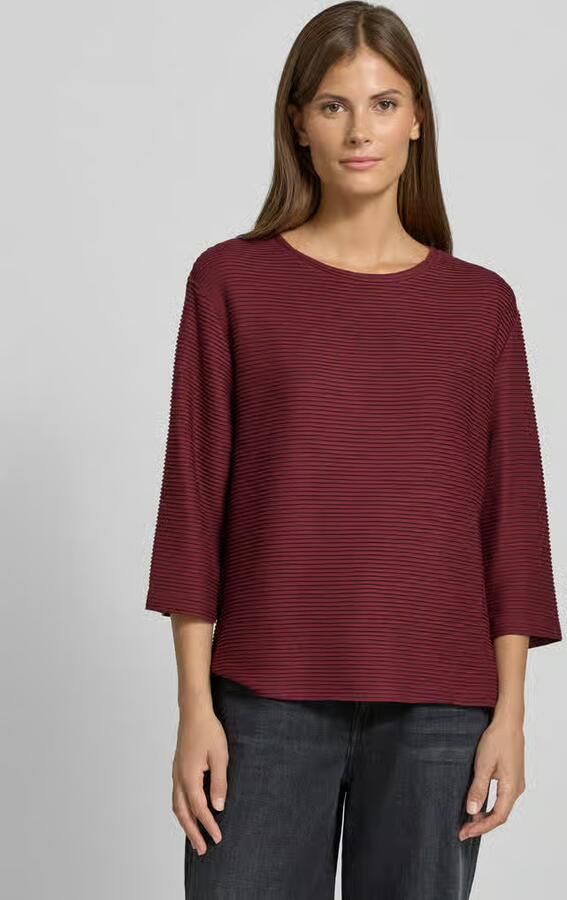 S.Oliver RED LABEL Relaxed fit sweatshirt met structuurmotief - Foto 2
