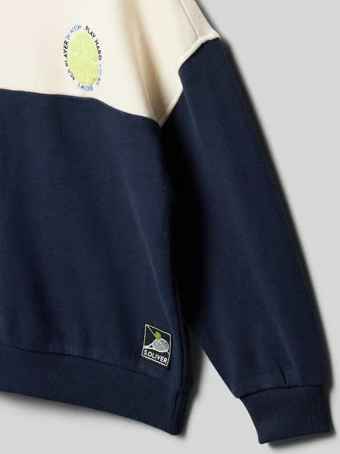 S.Oliver RED LABEL relaxed fit sweatshirt van katoenmix