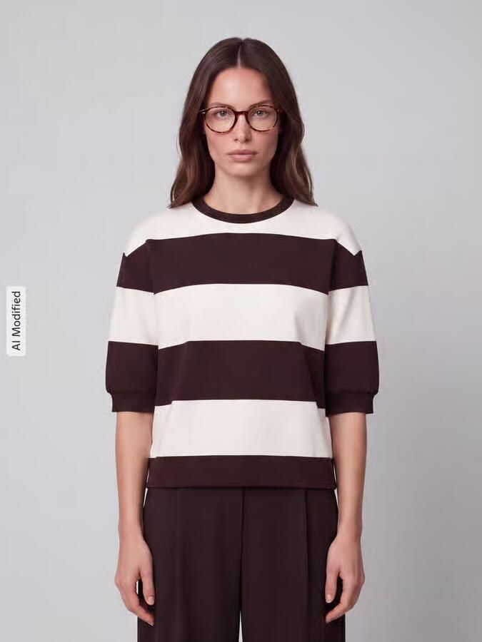 S.Oliver RED LABEL relaxed fit sweatshirt van katoenmix - Foto 3