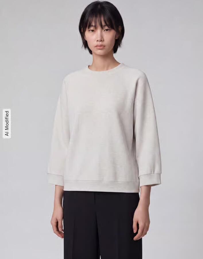 S.Oliver RED LABEL relaxed fit sweatshirt van katoenmix - Foto 2
