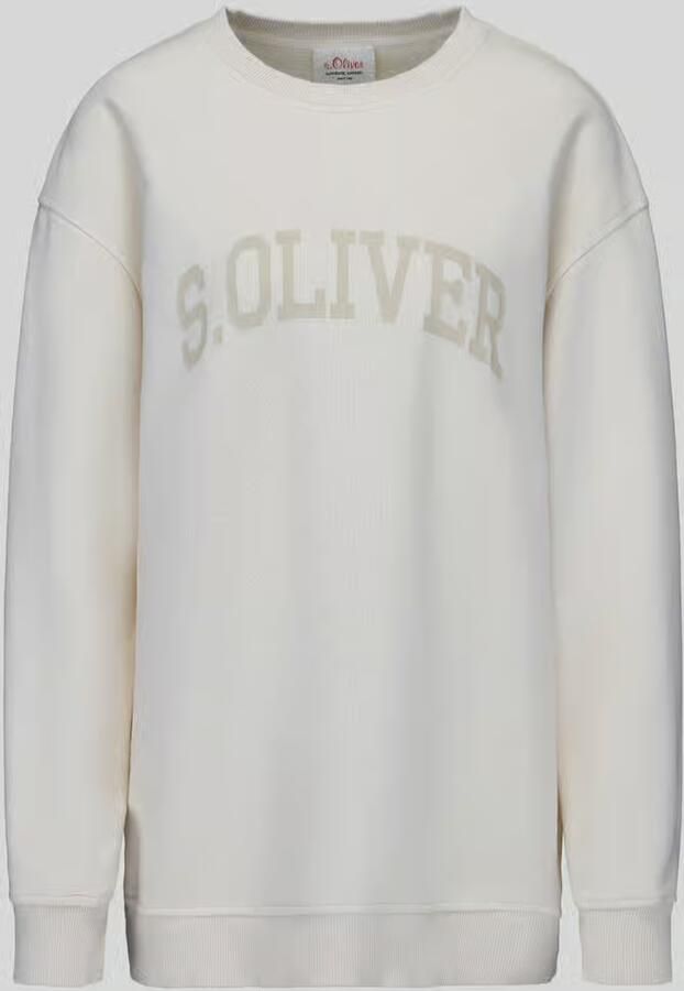 S.Oliver RED LABEL Relaxed fit sweatshirt van katoenmix s.Oliver x Heidi Klum - Foto 4