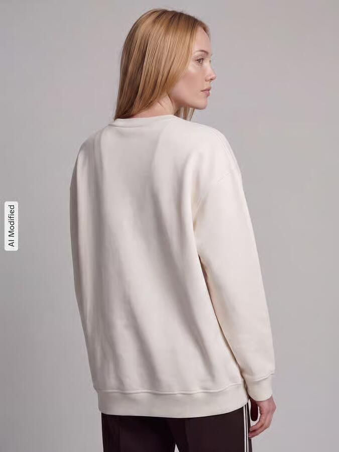 S.Oliver RED LABEL Relaxed fit sweatshirt van katoenmix s.Oliver x Heidi Klum - Foto 5