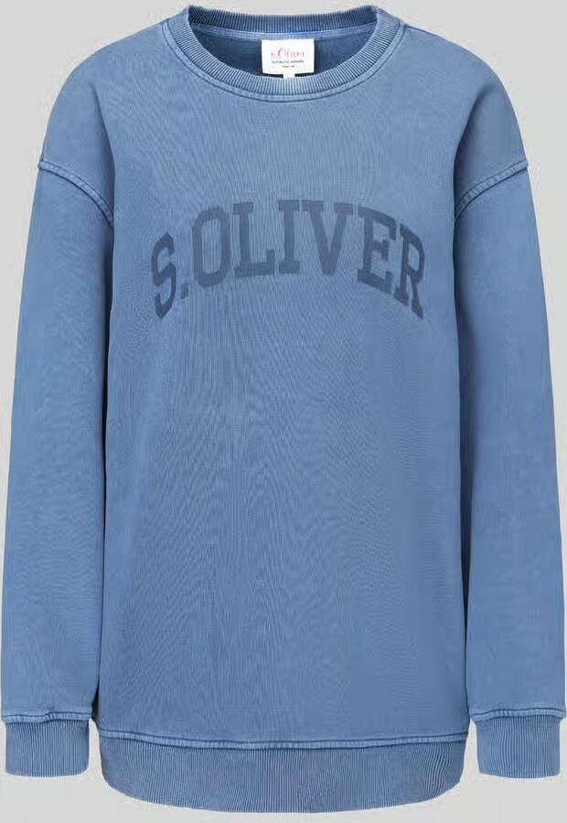 S.Oliver RED LABEL Relaxed fit sweatshirt van katoenmix s.Oliver x Heidi Klum