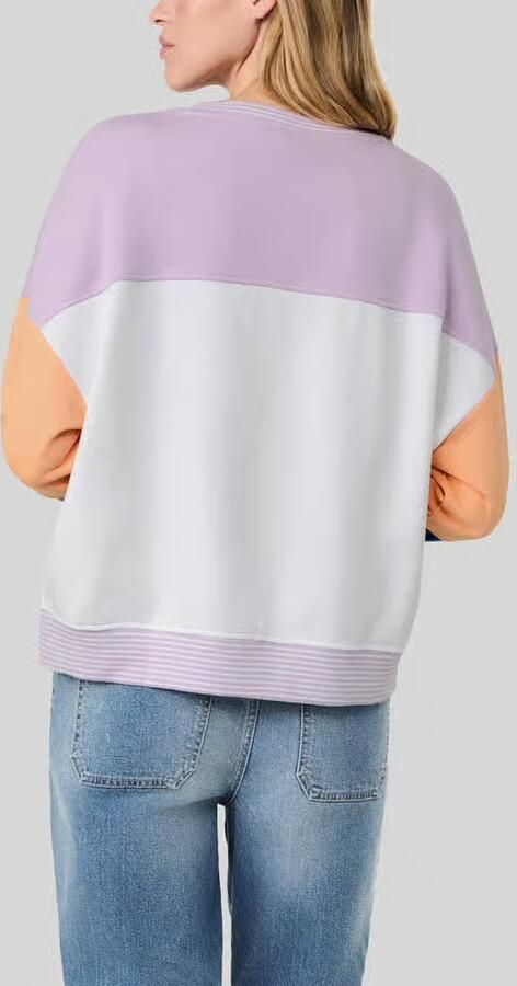 S.Oliver RED LABEL Relaxed fit sweatshirt van katoenmix s.Oliver x Heidi Klum - Foto 3