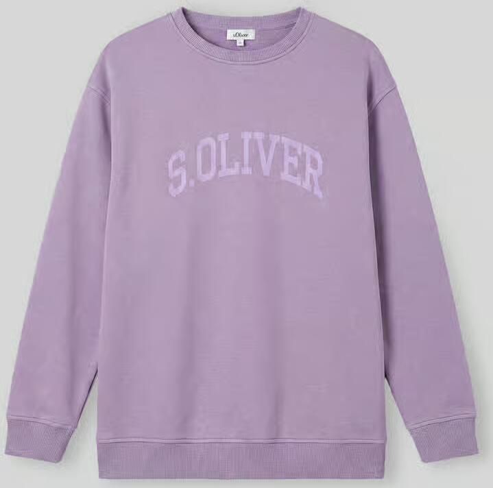 S.Oliver RED LABEL Relaxed fit sweatshirt van katoenmix s.Oliver x Heidi Klum - Foto 3